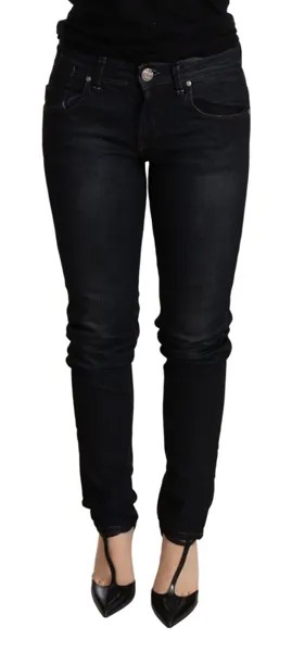 ACHT Jeans Хлопковые синие джинсовые брюки скинни с заниженной талией s. W26 Рекомендуемая розничная цена 300 долларов США