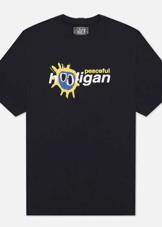 Мужская футболка Peaceful Hooligan Scream, цвет синий, размер M