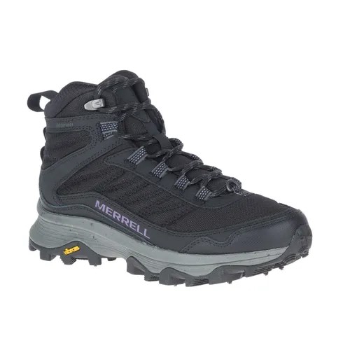 Ботинки хайкеры MERRELL Moab Speed Thermo Spike, размер 5, черный