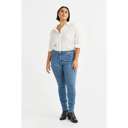 H&M+ корректирует обычные джинсы - синий - 44