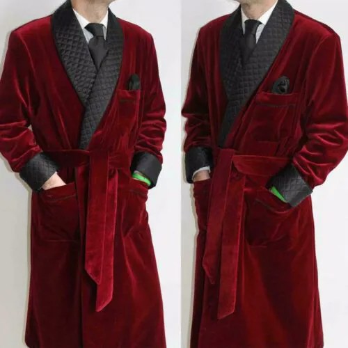 Классические темно-красные бархатные мужские свадебные смокинги индивидуальный заказ зимнее пальто костюм жениха шафера мужской официаль...