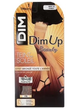 Чулки DIM Dim Up Teint de Soleil, 17 den, размер 1, terracotta (коричневый)