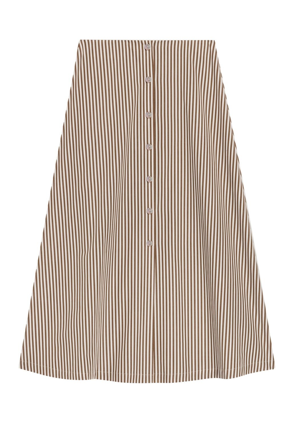 Широкая юбка в сборку MIDI RAYURES Claudie Pierlot, бронза