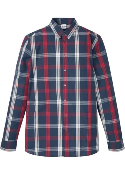 Рубашка с длинным рукавом John Baner Jeanswear, красный