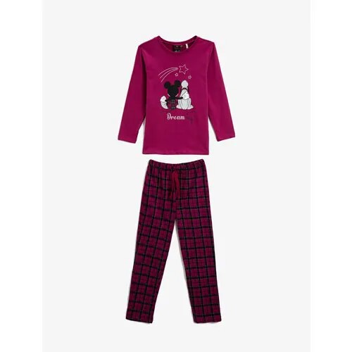 Пижама  KOTON, размер 4-5 лет, бордовый