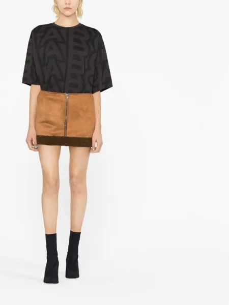 Marc Jacobs футболка с монограммой, серый