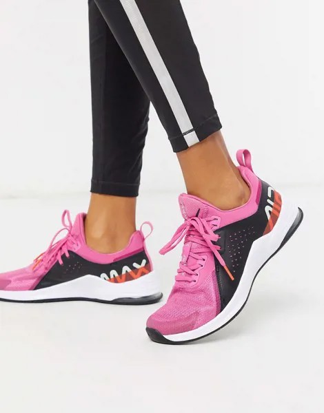 Розовые кроссовки Nike Training Air Max Bella 3-Розовый