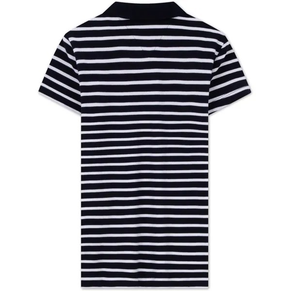 Женская рубашка-поло Tommy Hilfiger, цвет Black and white striped FAP