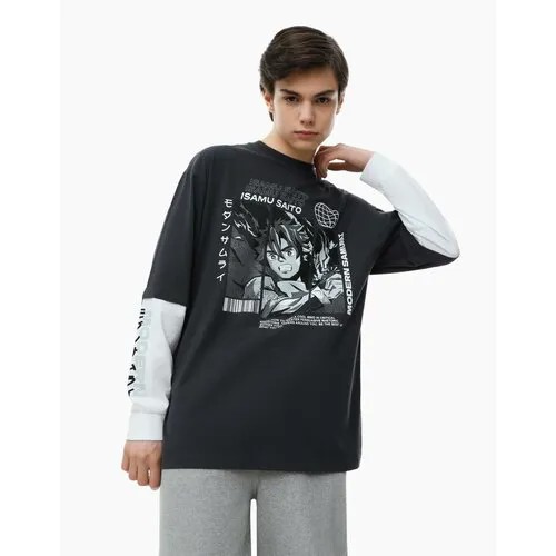 Джемперы Gloria Jeans BKT013041 серый/белый,14+/170