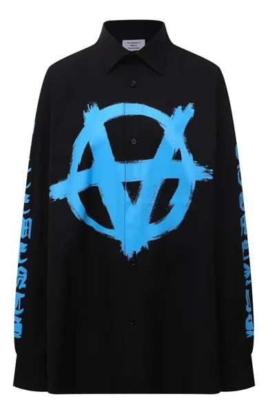 Хлопковая рубашка VETEMENTS