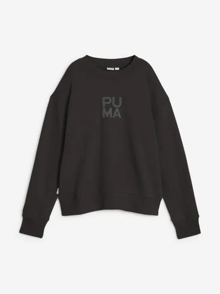 Свитшот женский PUMA, Черный