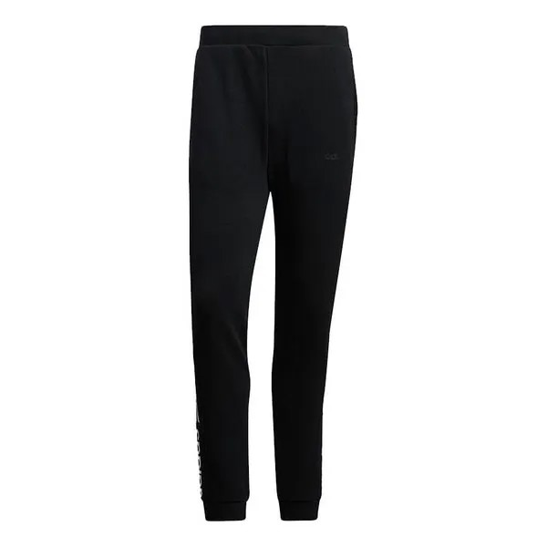 Спортивные штаны Men's adidas neo Bse Pant Casual Breathable Sports Side Stripe Long Pants/Trousers Black, черный