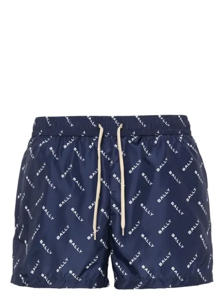 Bally плавки-шорты Badeshort, синий
