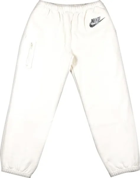 Спортивные брюки Supreme x Nike Cargo Sweatpant 'White', белый