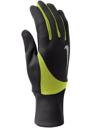 Мужские перчатки для бега NIKE MEN'S ELEMENT THERMAL 2.0 RUN GLOVES M BLACK/VOLT N.RG.B1.023.MD-023-M