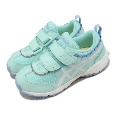 Asics Tiara Mini FR 2 Mint Blue White Strap Kids Preschool Running 1144A175-403