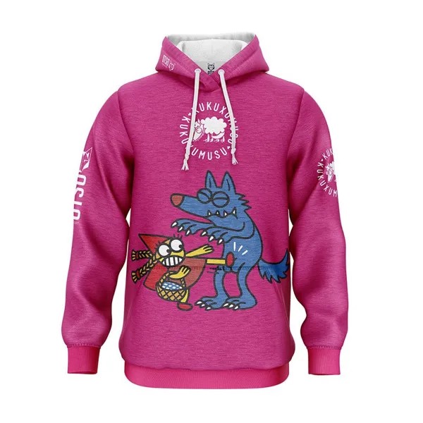 Худи Otso Kukuxumusu F**k You!, розовый