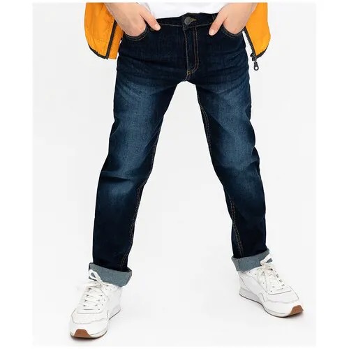 Темно-синие джинсы Regular Fit, цвет синий, размер 104*56*51