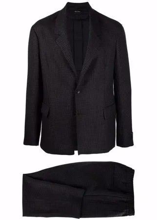 Z Zegna костюм с однобортным пиджаком и узором