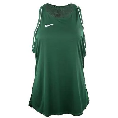 Майка Nike Tennis Scoop Neck Athletic Женская зеленая повседневная спортивная майка AJ3675-34