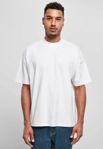 Базовая футболка OVERSIZED MOCK NECK Urban Classics, белый