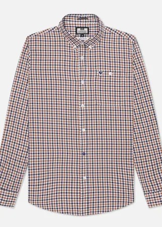 Мужская рубашка Weekend Offender Check, цвет коричневый, размер XS