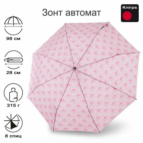Зонт Knirps, розовый