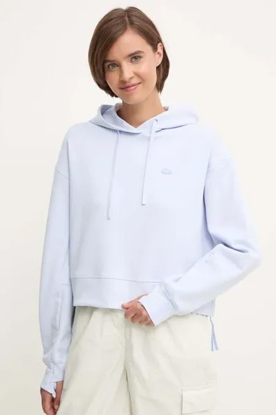 Толстовка с капюшоном Lacoste, синий