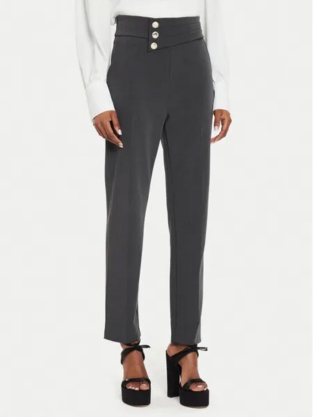 Брюки из ткани regular fit Rinascimento, серый
