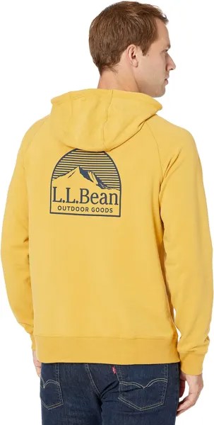 Худи L.L.Bean Camp Hoodie Graphic Regular, цвет Dark Curry/Outdoor Goods