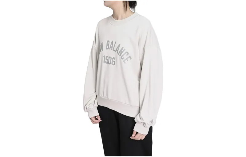 Женская толстовка Essentials Varsity, белая New Balance