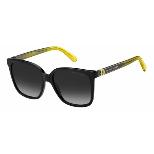 Солнцезащитные очки MARC JACOBS, черный, желтый
