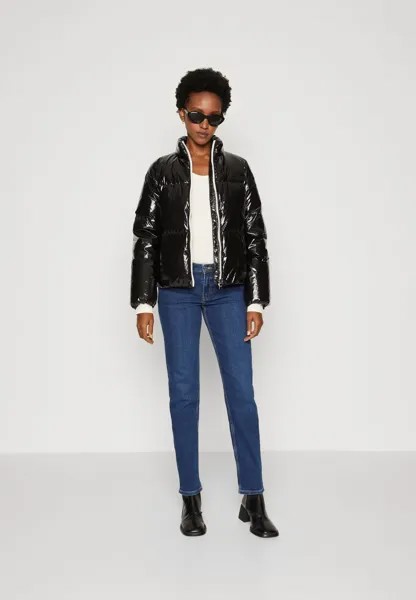 Пуховик New York Gloss Puffer Jacket Tommy Hilfiger, черный
