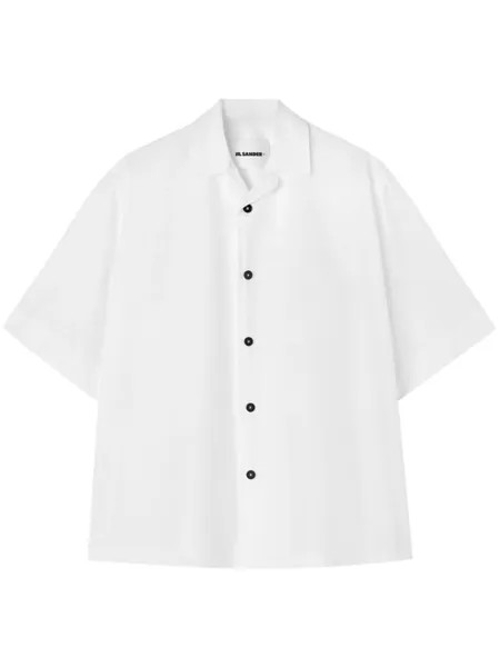 Jil Sander рубашка с короткими рукавами, белый