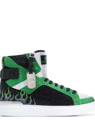 Philipp Plein высокие кеды Money Beast