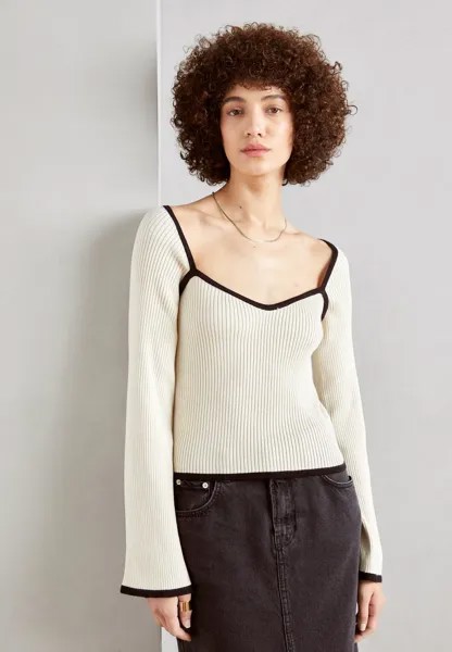 Вязаный свитер ATHENA Lindex, цвет light beige