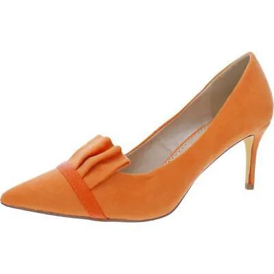 Женские оранжевые нарядные туфли-лодочки Journee Collection 8 Medium (B,M) BHFO 0167