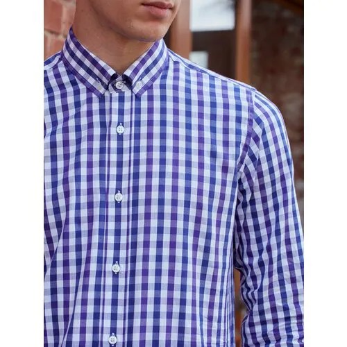 Рубашка Dave Raball, размер 42 182-188, фиолетовый