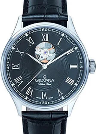 Швейцарские наручные  мужские часы Grovana 1190.2587. Коллекция Mechanical