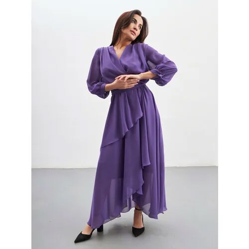Платье Модный Дом Виктории Тишиной, размер L, фиолетовый