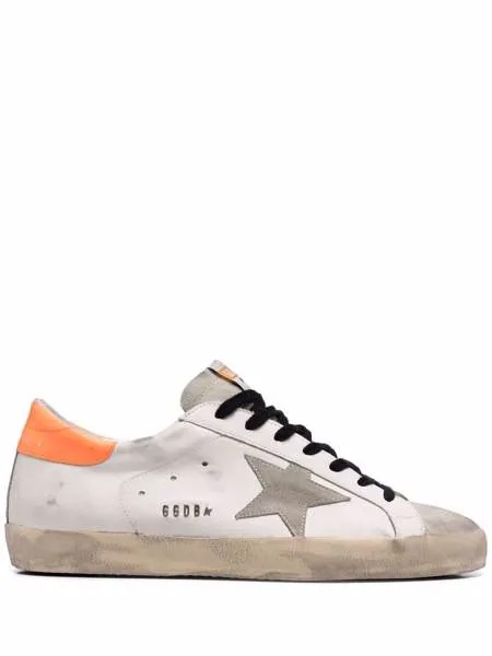 Golden Goose кеды Superstar с эффектом потертости