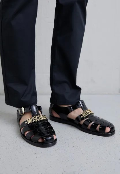 Слипоны JELLY MOSCHINO, черный