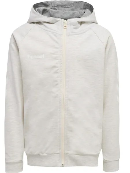 Толстовка Hummel Baumwoll Hoodie Hmlgo Cotton Zip Hoodie Woman, цвет EGRET MELANGE