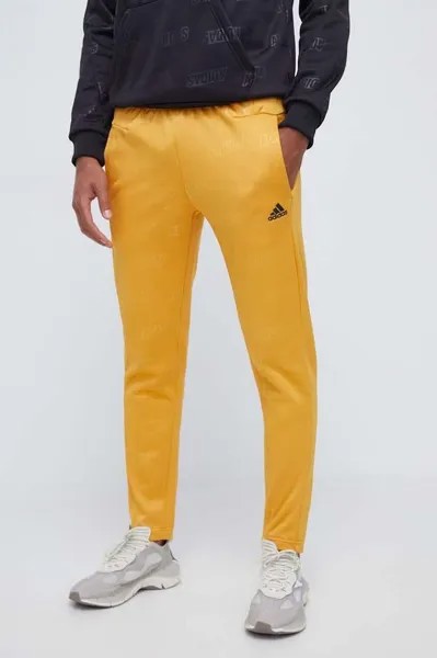 Джоггеры adidas, желтый