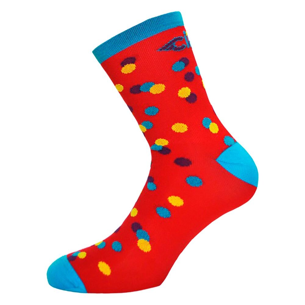 Носки Cinelli Caleido Dots, красный