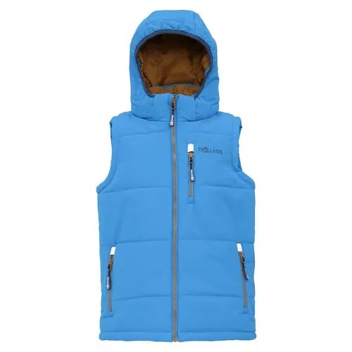 Жилет Trollkids Narvik Vest XT , размер 152, azure blue/bronze
