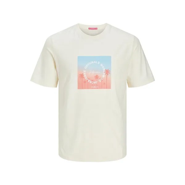 Футболка Jack & Jones Aruba Sunset Branding sleeveless T-shirt, белый
