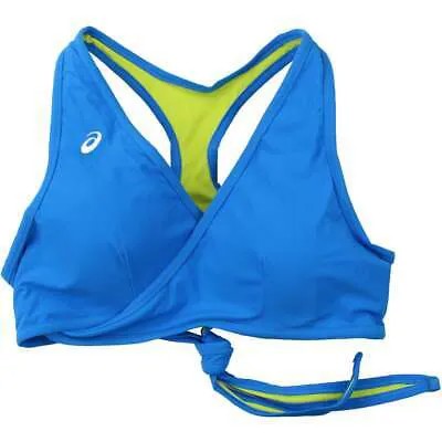 ASICS Keli Volleyball Bikini Top Women Blue Athletic Casual BV2154-4586