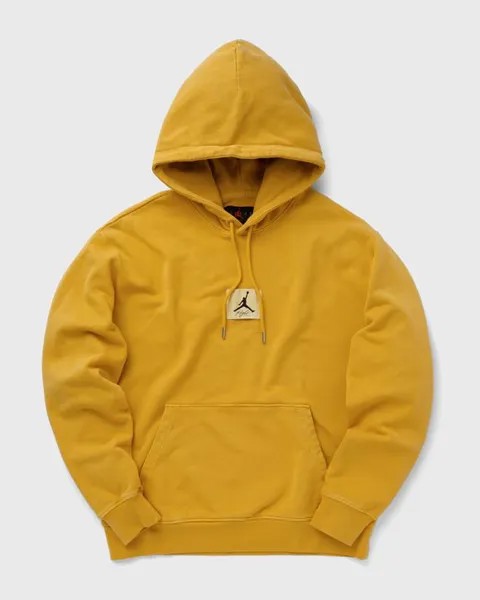 Худи Jordan Essentials Statement Fleece Washed Pullover Hoodie, цвет yellow ochre