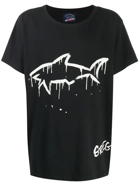 Greg Lauren X Paul & Shark футболка с принтом